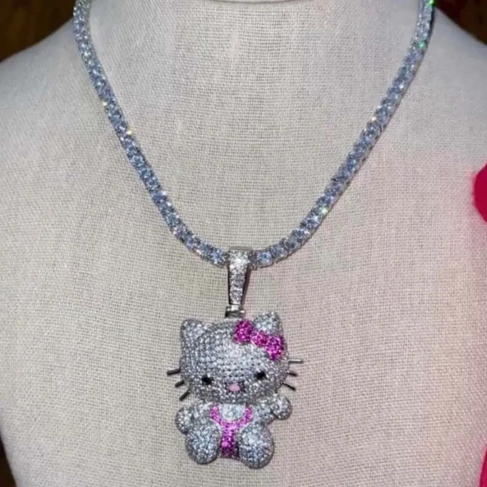 Hello Kitty Pink And Silver 14 Ec